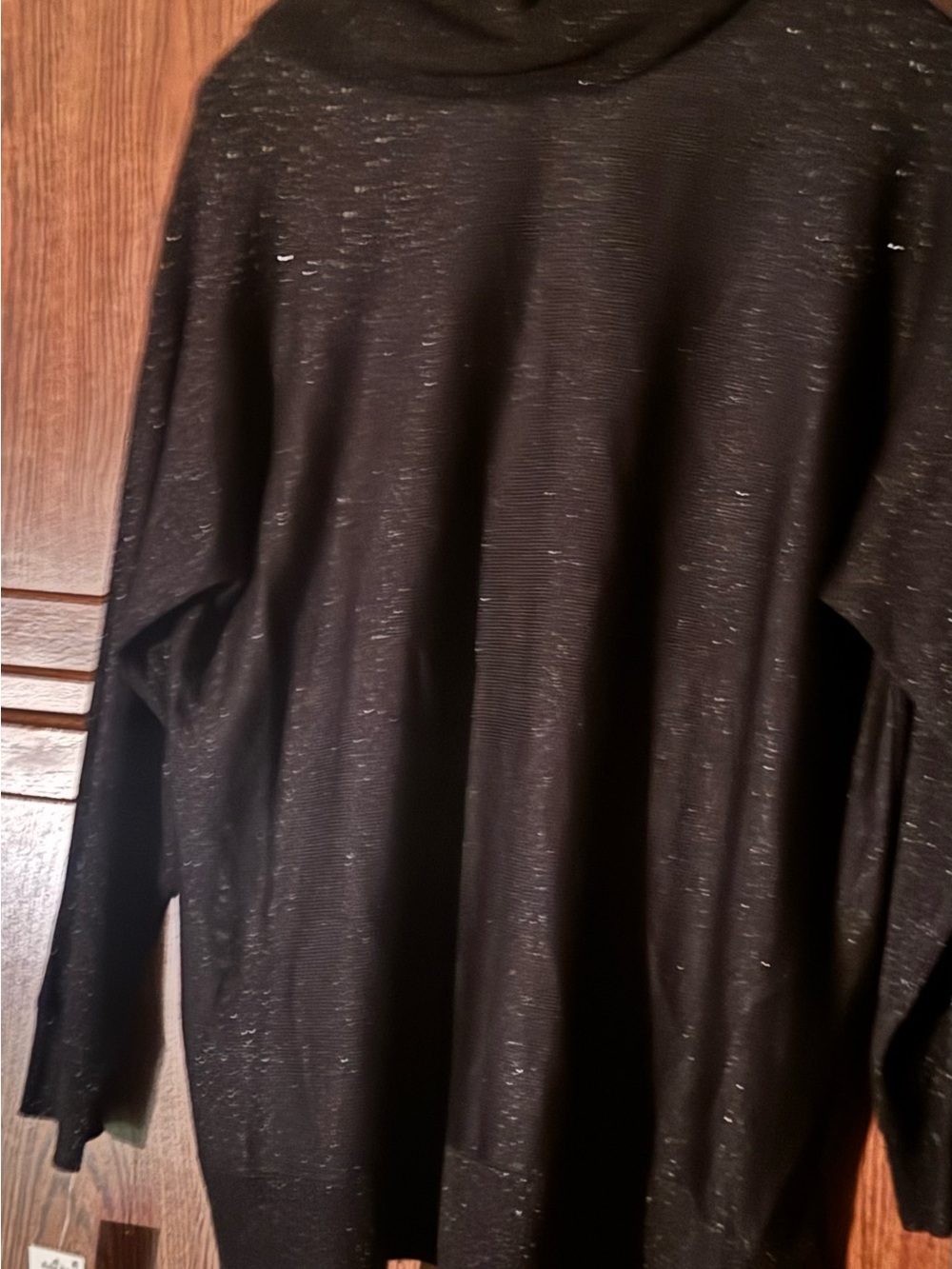 Ruby Rd. Black Metallic Knit Sweater - Picture 5 of 5